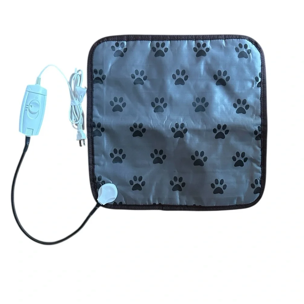 Gray Pet Heating Pad 17 1/2” square, dog, cat, rabbit pets